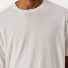 Load image into Gallery viewer, White Knit Crewneck Short-Sleeve Top