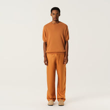 Load image into Gallery viewer, Golden Bronze Knit Crewneck Short-Sleeve Top