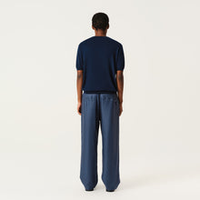 Load image into Gallery viewer, Sapphire Blue Knit Crewneck Short-Sleeve Top