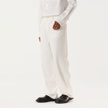 Load image into Gallery viewer, Cloud Dance White Silk-Wool Casual Pants