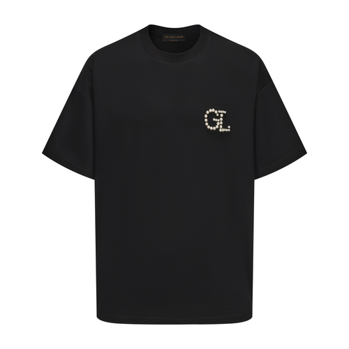 Black White Pearl Logo T-shirt