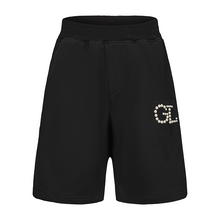 Load image into Gallery viewer, Black White Pearl Logo Shorts