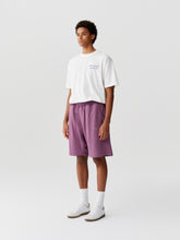 Load image into Gallery viewer, Purple Pink Rhinestone Logo Shorts