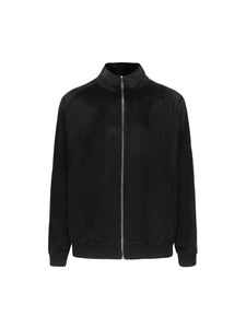 Black & White Velvet Stripe Patchwork Jacket