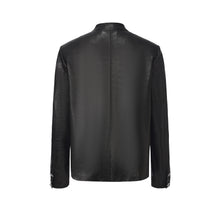 Load image into Gallery viewer, Black Sheep Leather Chinese Tunic Suit