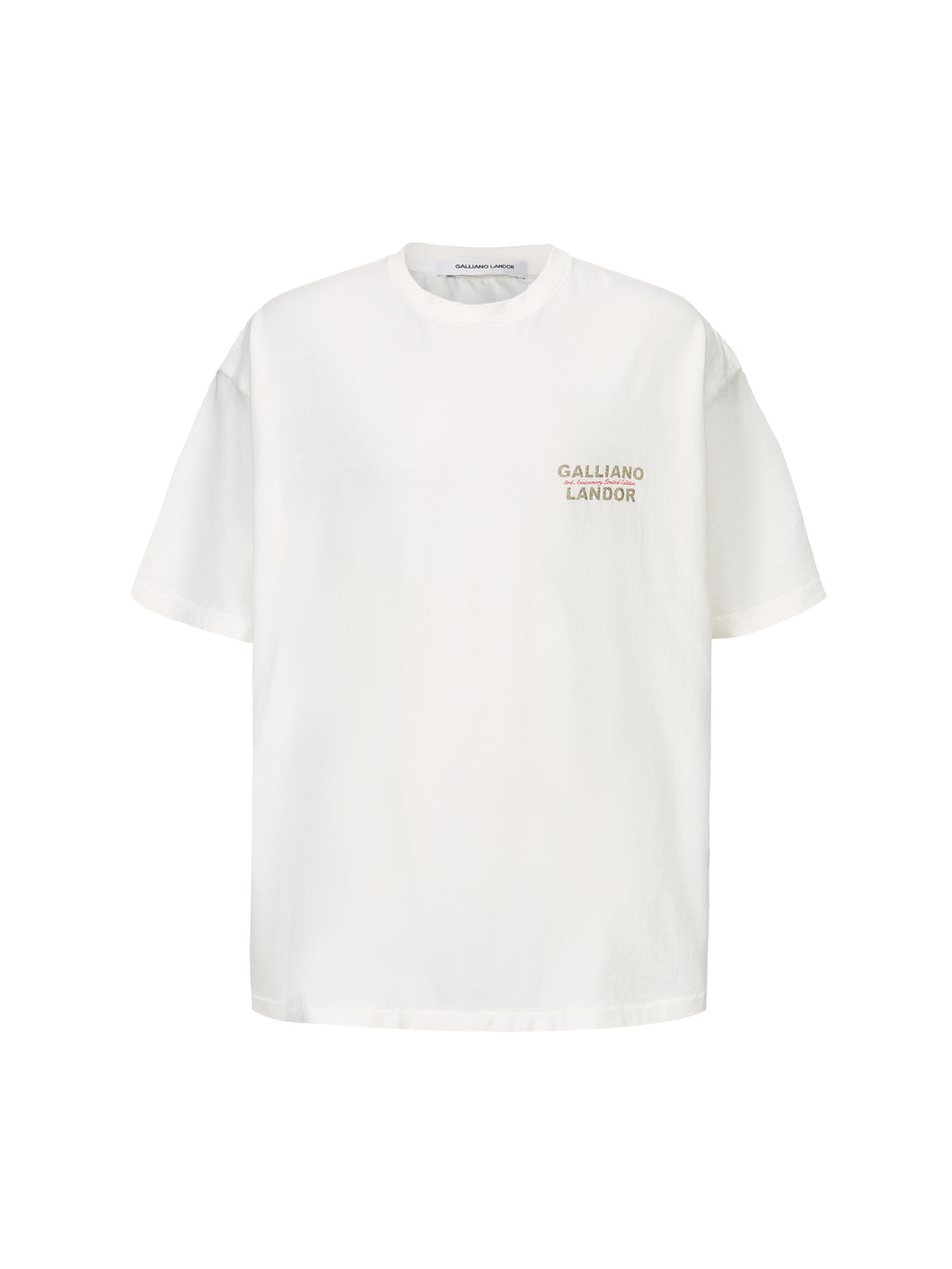 White Retro Sports Car Print T-shirt