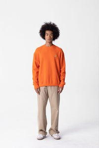 Sunset Orange Cashmere Blend Sweater