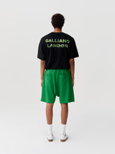 Load image into Gallery viewer, Green Rhinestone Logo Shorts