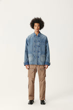 Load image into Gallery viewer, Denim Washed Tang Suit Jacket