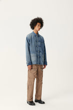 Load image into Gallery viewer, Denim Washed Tang Suit Jacket