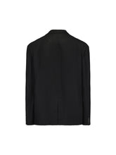 Load image into Gallery viewer, Black Tencel Linen Casual Suit