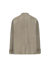 Load image into Gallery viewer, Desert Brown Suede Tang Suit Cardigan Jacket