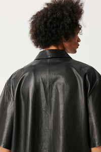 Black Sheep Leather Short Sleeve Tang Suit