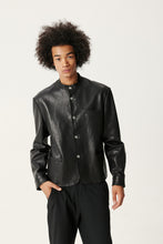 Load image into Gallery viewer, Black Sheep Leather Chinese Tunic Suit