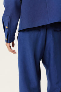 Prussian Blue Suit Pants