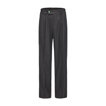 Load image into Gallery viewer, Dark Grey Wool Suit Pants