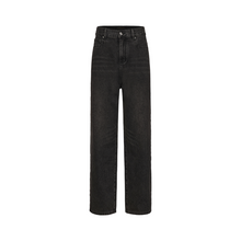 Load image into Gallery viewer, Black-Grey Sunset Washed Baggy Denim Jeans