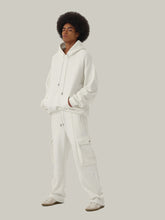 Load image into Gallery viewer, Cream White Casual Sweatpants