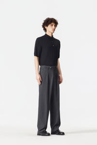 Dark Grey Wool Suit Pants