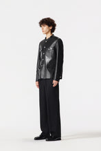 Load image into Gallery viewer, Black Sheep Leather Chinese Tunic Suit