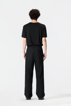 Load image into Gallery viewer, Black Wool Suit Pants