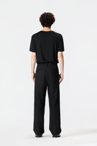 Black Wool Suit Pants