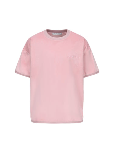 Sakura Pink Velvet Short Sleeve