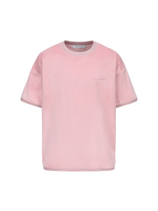Sakura Pink Velvet Short Sleeve