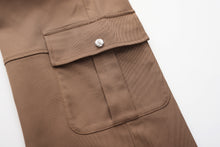 Load image into Gallery viewer, Truffle Color Multi-Pocket Pants