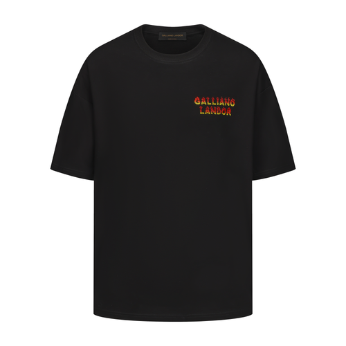 Black Flame Logo T-shirt