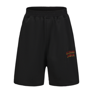 Black Flame Logo Shorts