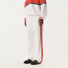 Load image into Gallery viewer, Cloud Dance White Red Blue Stripe Panel Pants