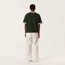 Load image into Gallery viewer, Dark Green Vintage Polo Short-Sleeve Shirt