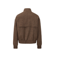 Load image into Gallery viewer, Buckwheat Wool Herringbone Harrington Jacket