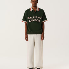 Load image into Gallery viewer, Dark Green Vintage Polo Short-Sleeve Shirt