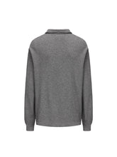 Load image into Gallery viewer, Grey Wool Polo Shirt