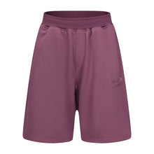 Load image into Gallery viewer, Purple Pink Rhinestone Logo Shorts