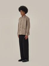 Load image into Gallery viewer, Desert Brown Suede Tang Suit Cardigan Jacket