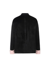 Load image into Gallery viewer, Black &amp; Pink Velvet Tang Suit Jacket