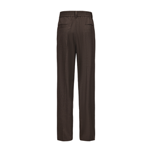 Brown Wool Suit Pants