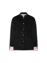 Load image into Gallery viewer, Black &amp; Pink Velvet Tang Suit Jacket