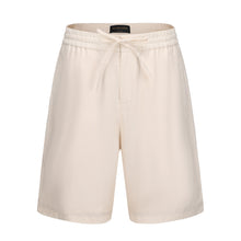 Load image into Gallery viewer, White Tencel Linen Shorts