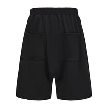 Load image into Gallery viewer, Black Pink Rhinestone Logo Shorts