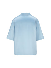 Load image into Gallery viewer, Carolina Blue Acetic Acid Fabric Short Sleeve Tang Suit