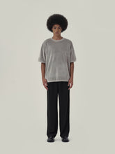 Load image into Gallery viewer, Pearl Grey Velvet Short Sleeve