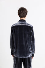 Load image into Gallery viewer, Silver Velvet Shirt