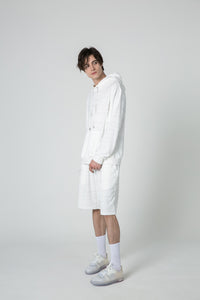 Oversized Hoodie with Bandage Motif