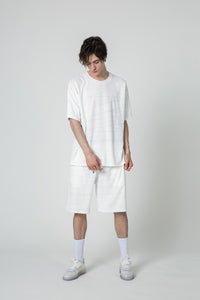 Oversized T-shirt with Bandage Motif