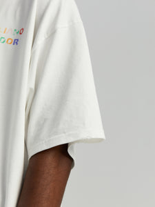 White Rainbow Logo T-shirt