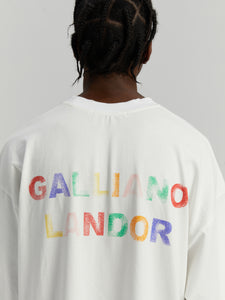White Rainbow Logo T-shirt